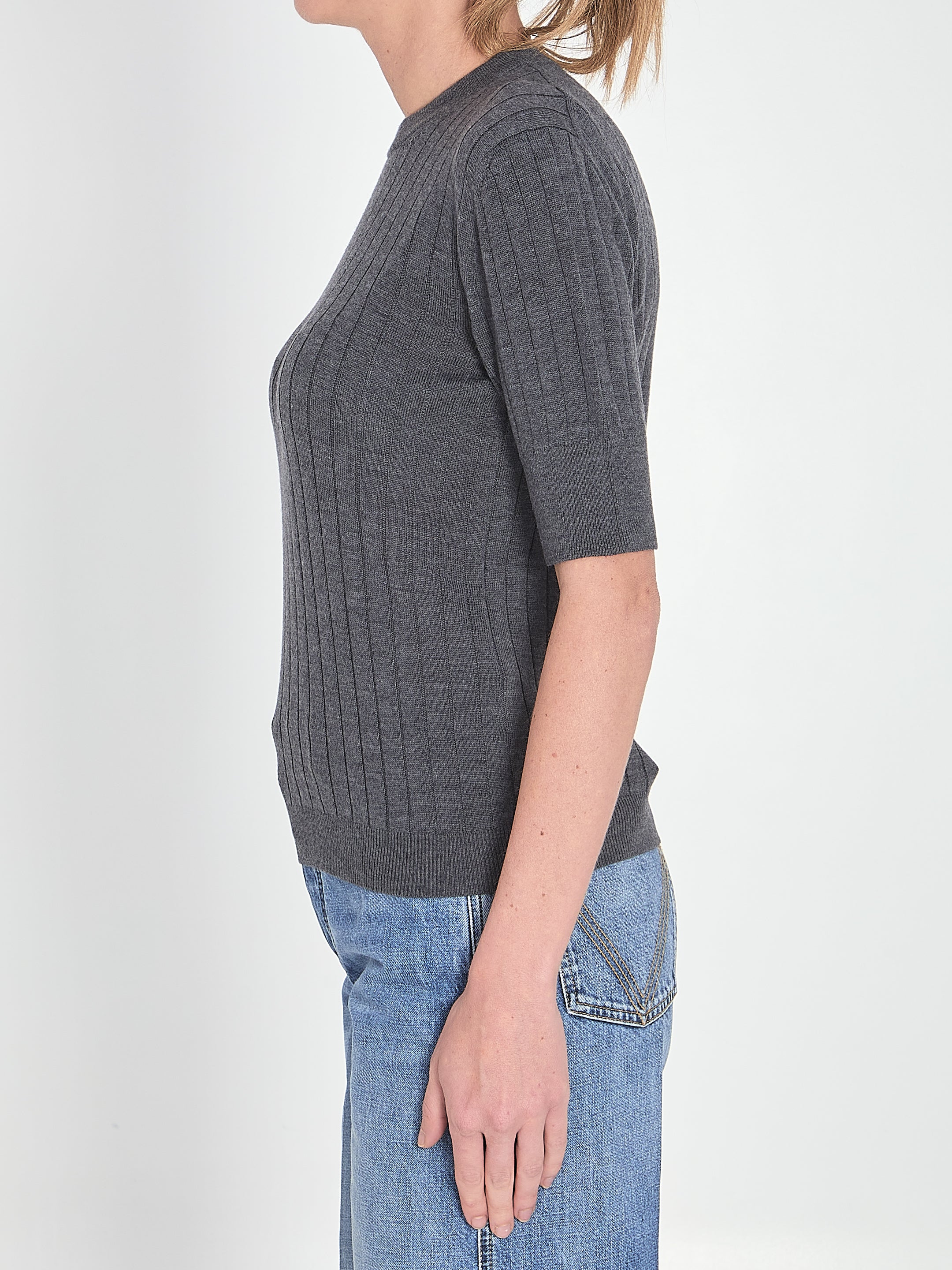 BOTTEGA VENETA Women’s Mini Pointed Sleeve Top