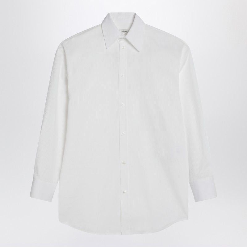 SAINT LAURENT Pinstripe Cotton Shirt for Women - SS25 Collection