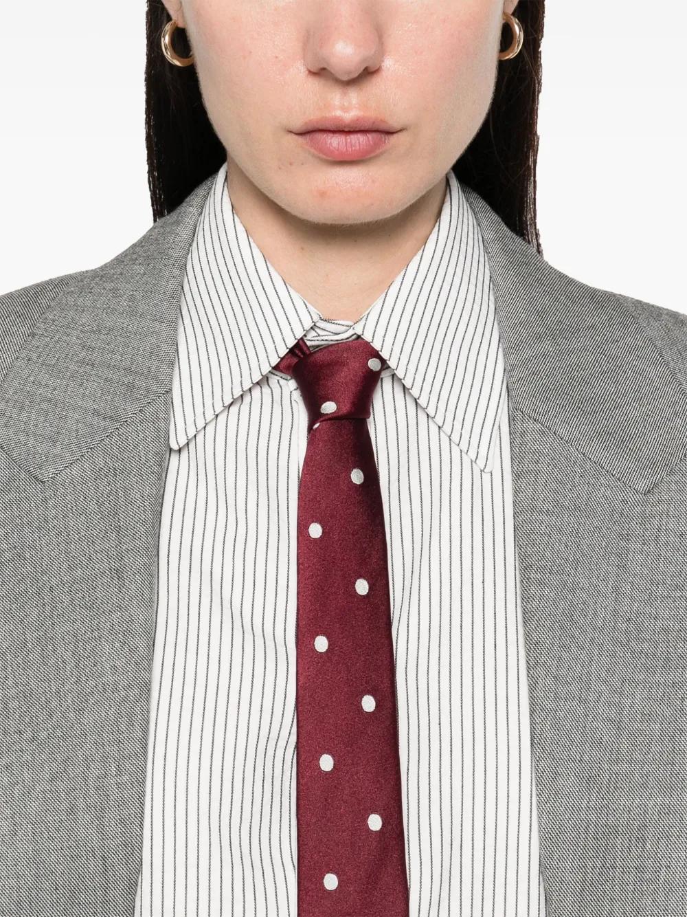 SAINT LAURENT Striped Cotton Shirt - Size 36