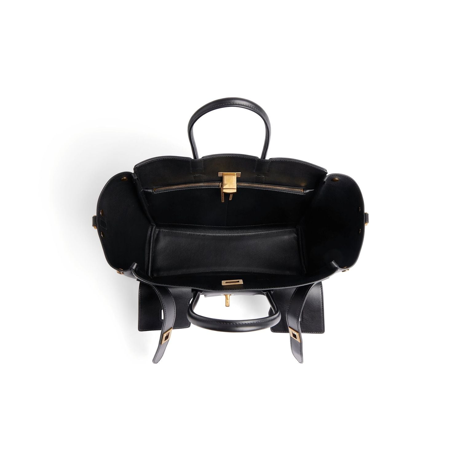 BALENCIAGA Mini Leather Tote Handbag