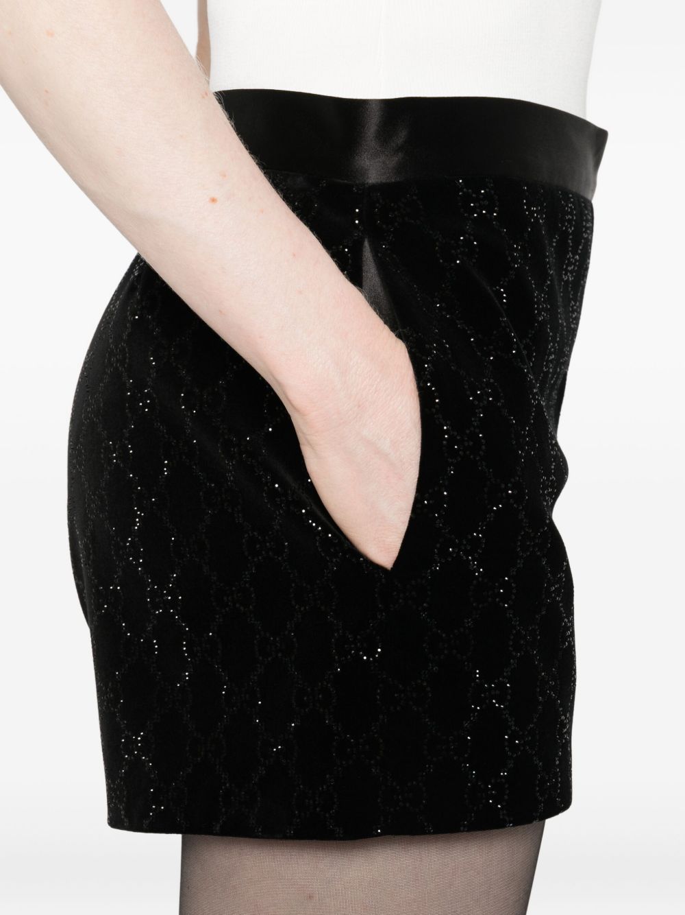 GUCCI Velvet Casual Shorts for Women