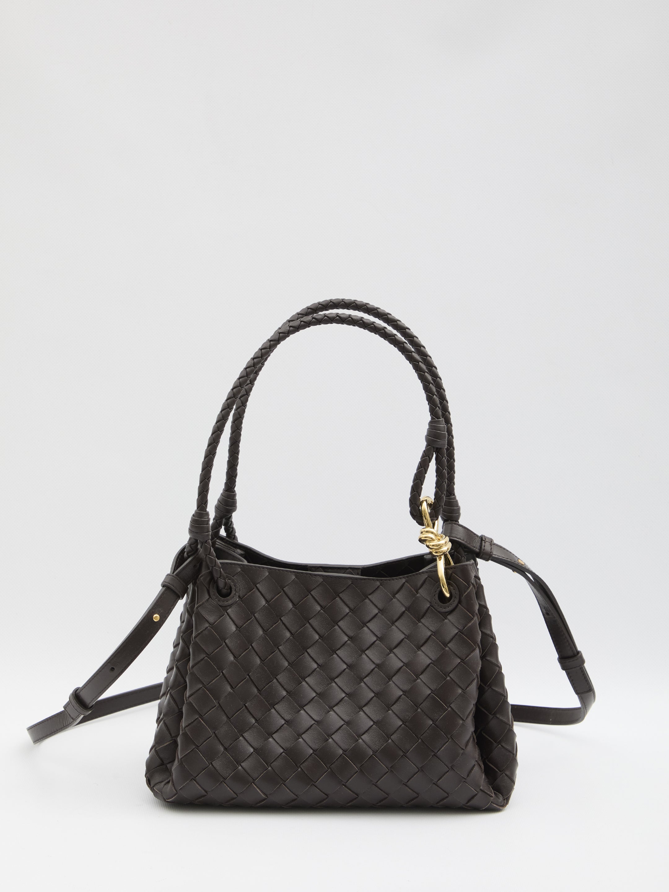 BOTTEGA VENETA Mini Parachute Handbag with Signature Knot Detail (18.5 cm x 29.5 cm x 17.5 cm)