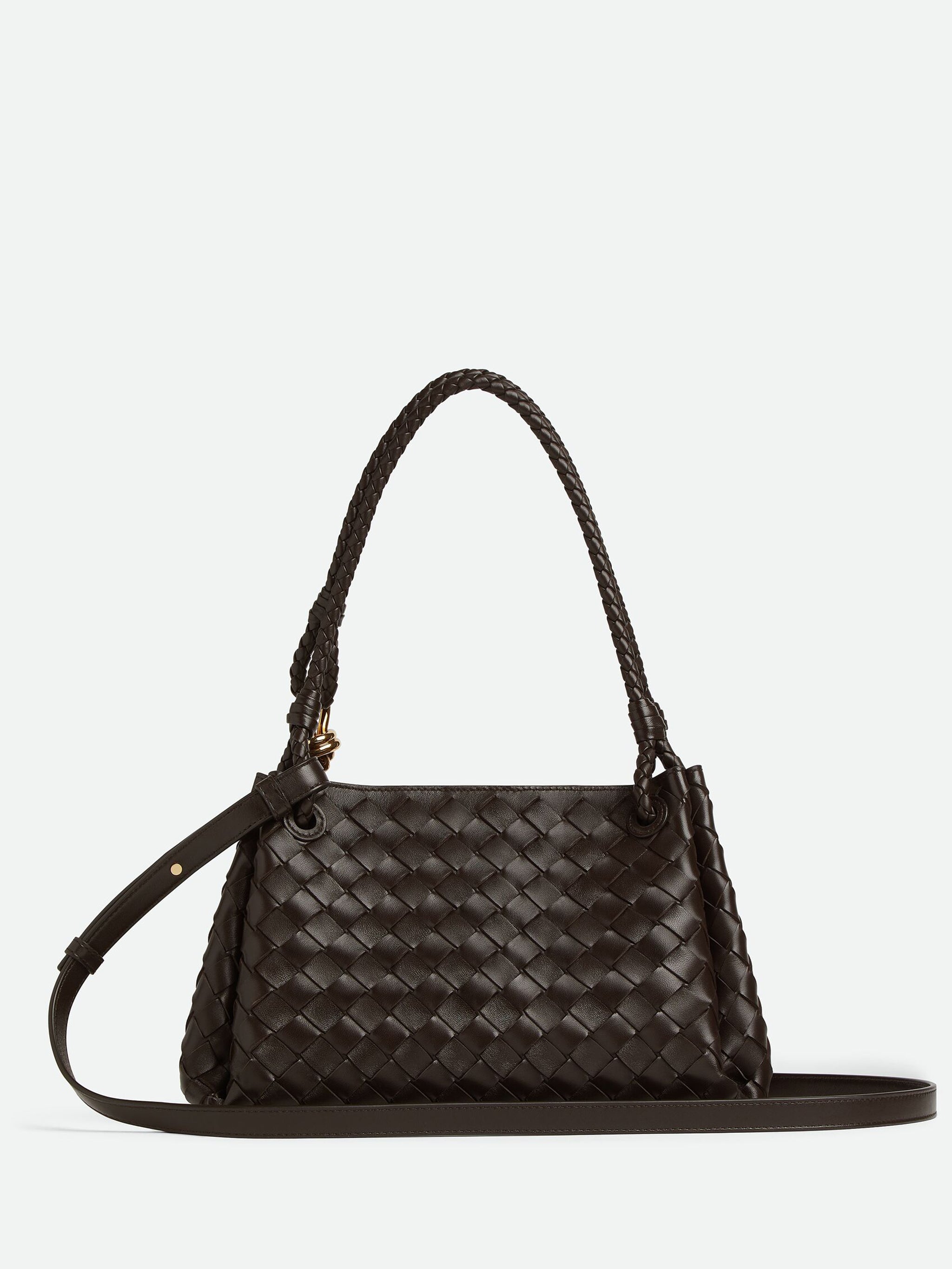 BOTTEGA VENETA Mini Parachute Handbag with Signature Knot Detail (18.5 cm x 29.5 cm x 17.5 cm)