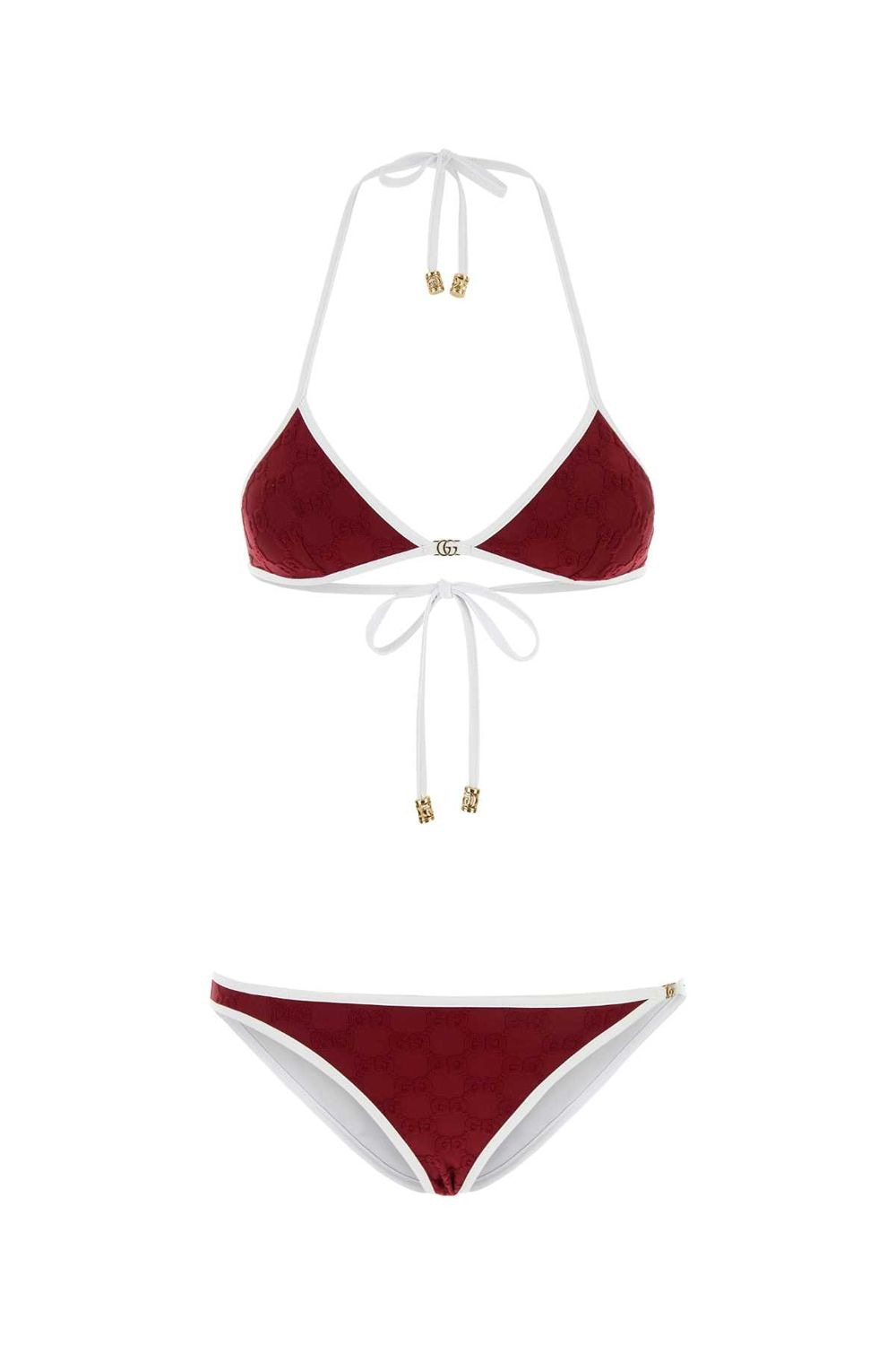 GUCCI GG Supreme Triangle Bikini Set