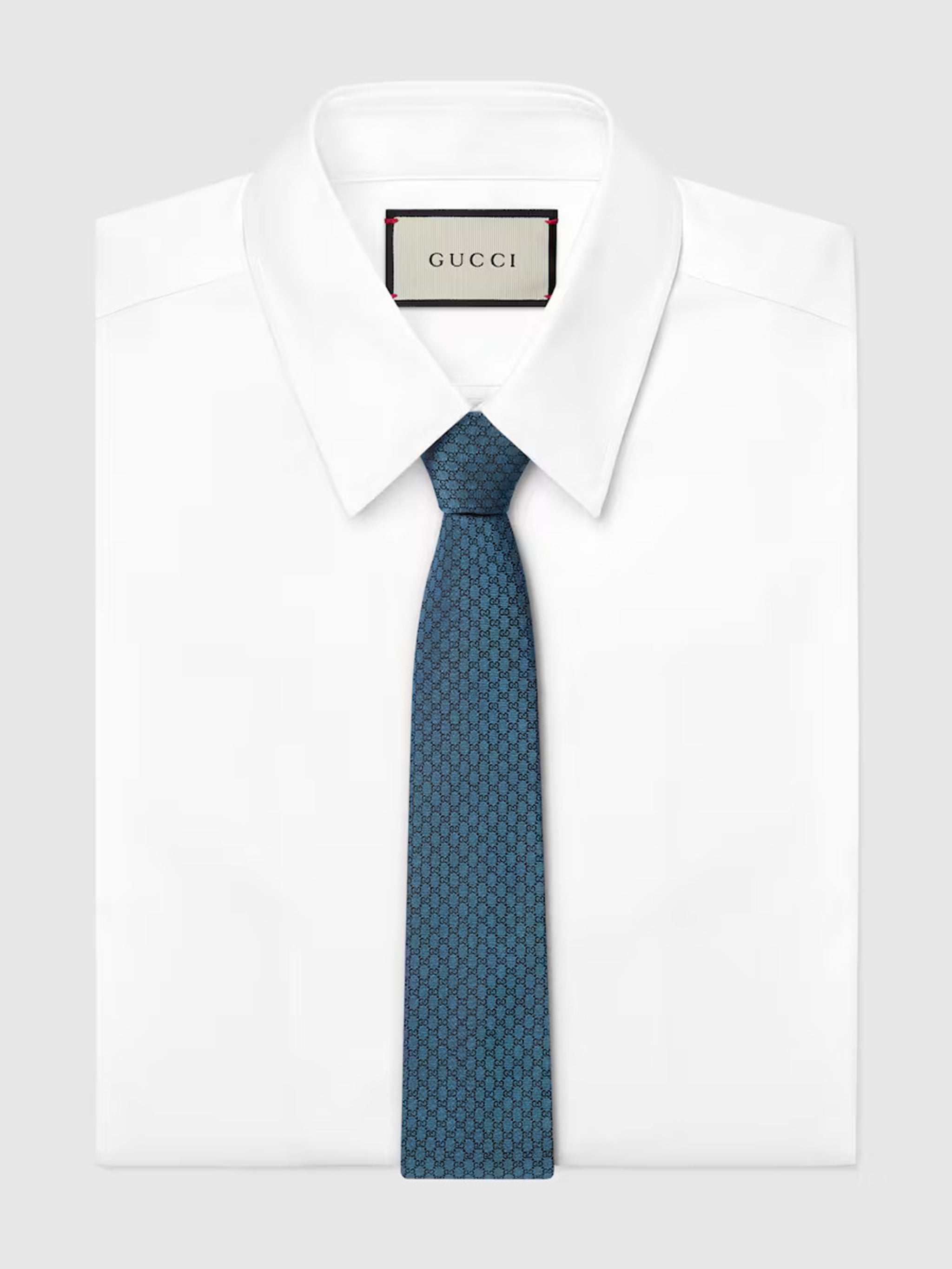 GUCCI Silk Jacquard Tie - 7cm x 146cm