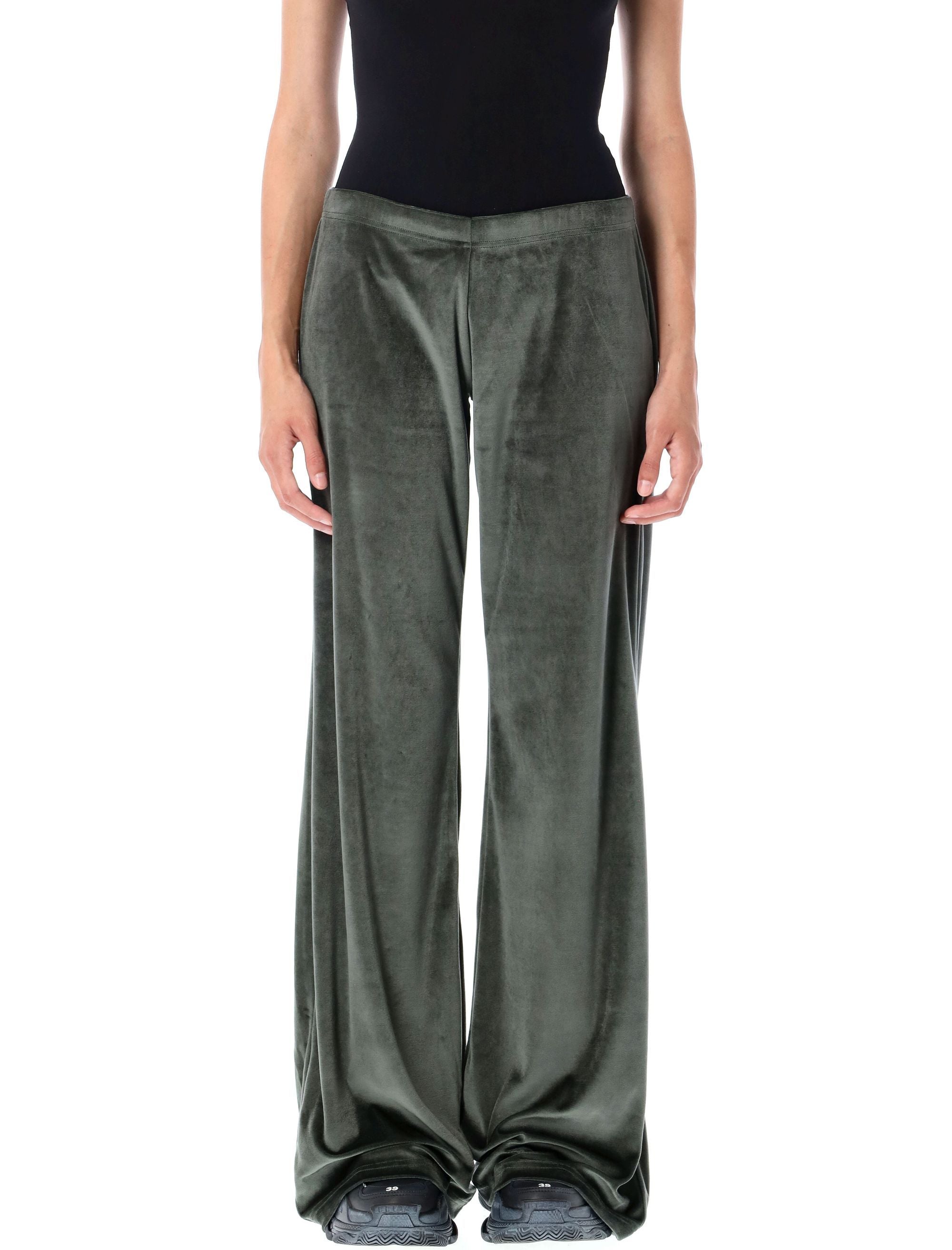 BALENCIAGA Low Waist Bistretch Velvet Sweatpants - Size S