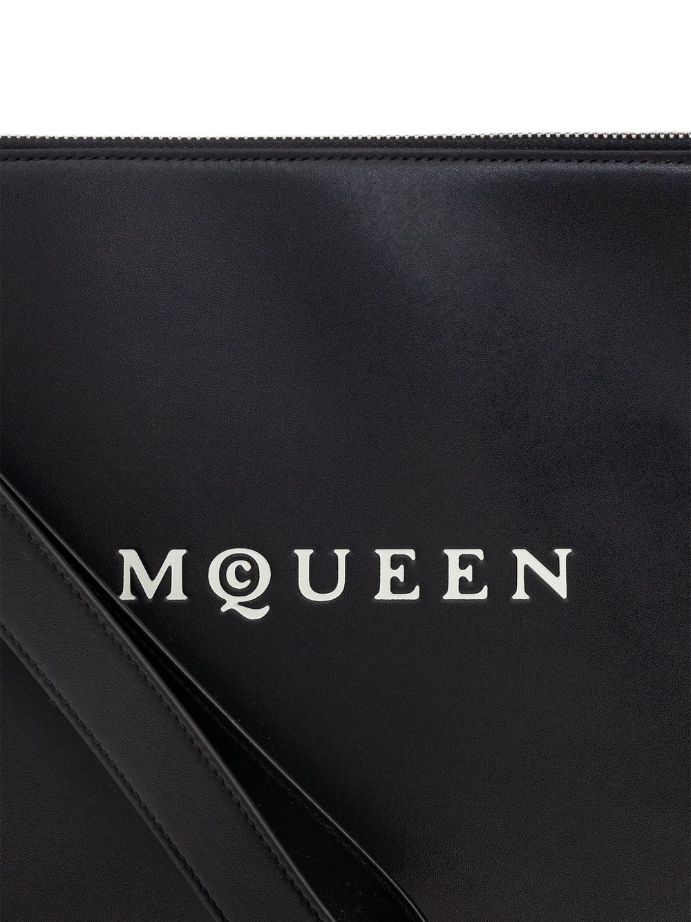 ALEXANDER MCQUEEN Mini Zip Logo Pouch Handbag