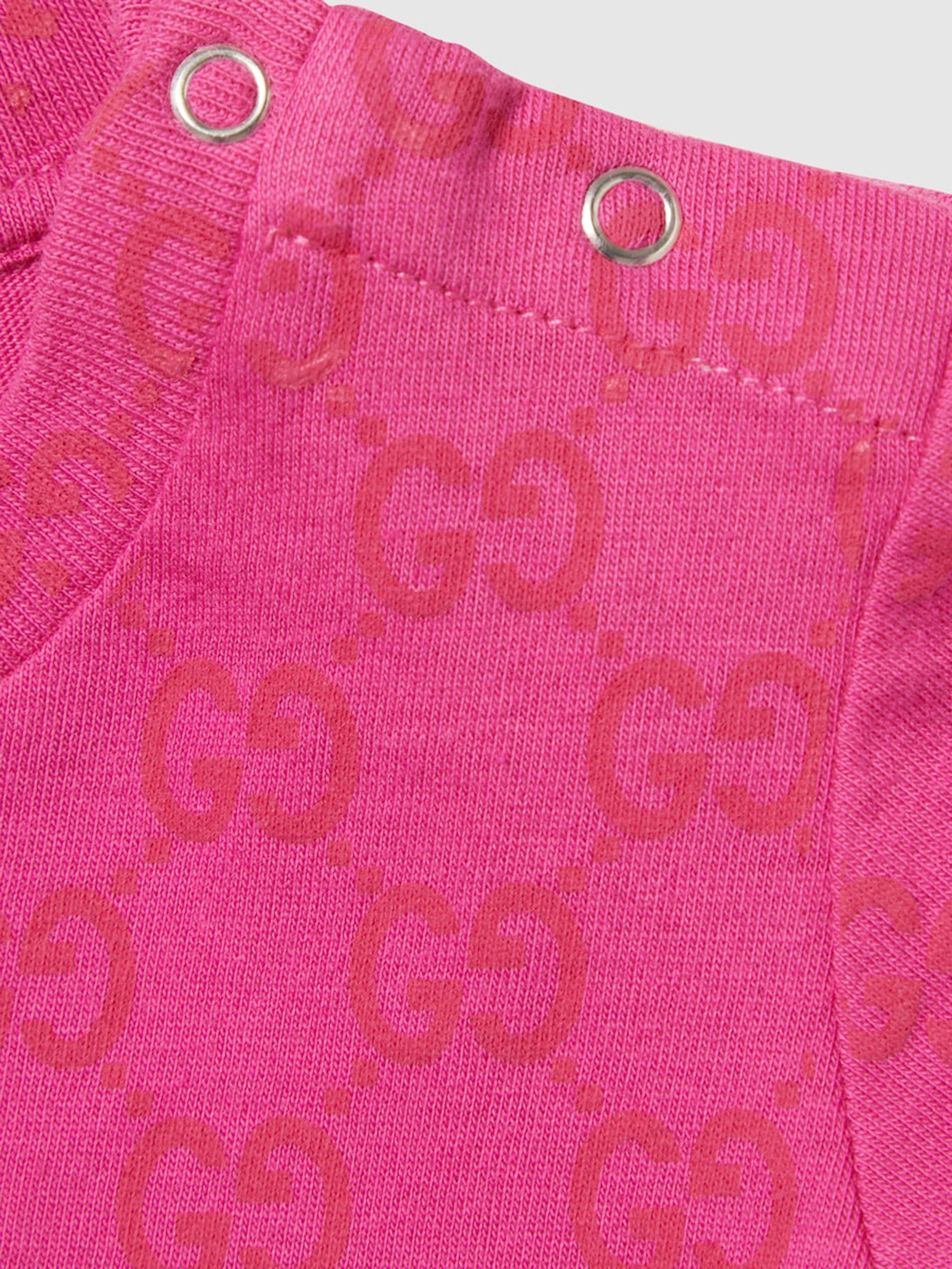 GUCCI KIDS Mini GG Print Crewneck T-Shirt for Girls