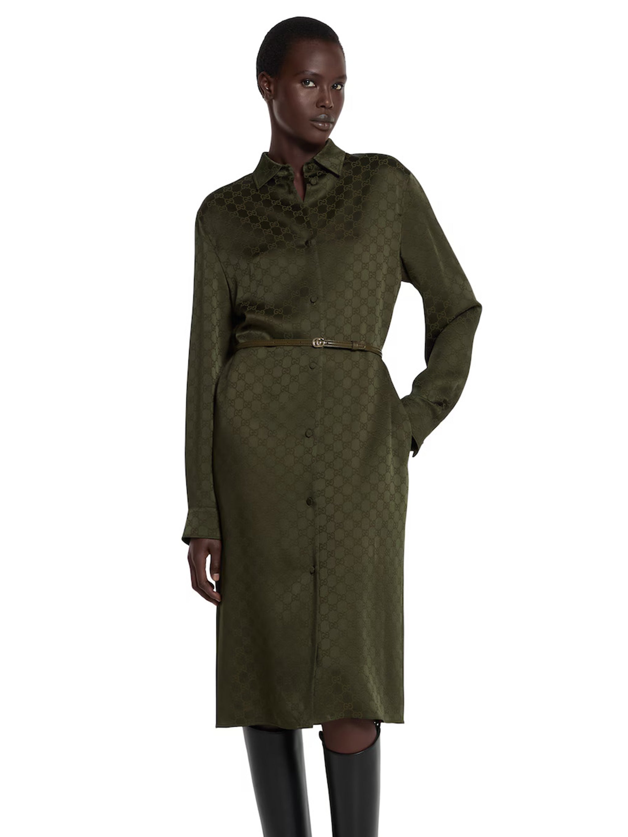 GUCCI Viscose Blend Shirt Dress