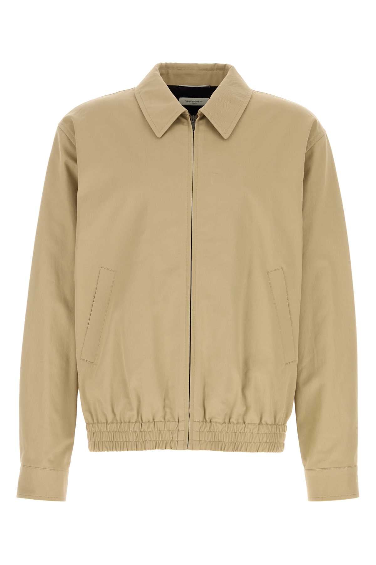 SAINT LAURENT Men's Gabardine Blouson Jacket