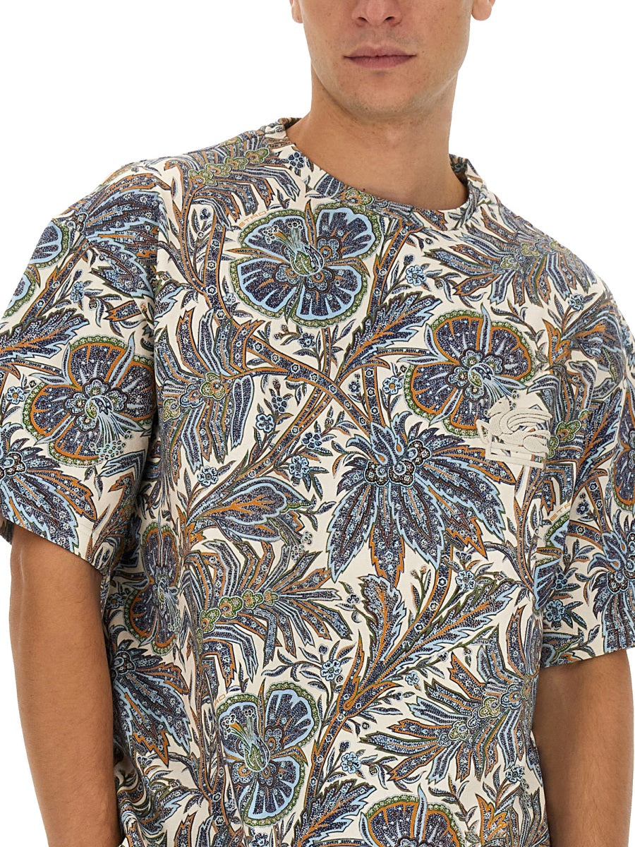 ETRO Floral Print T-Shirt - Regular Fit