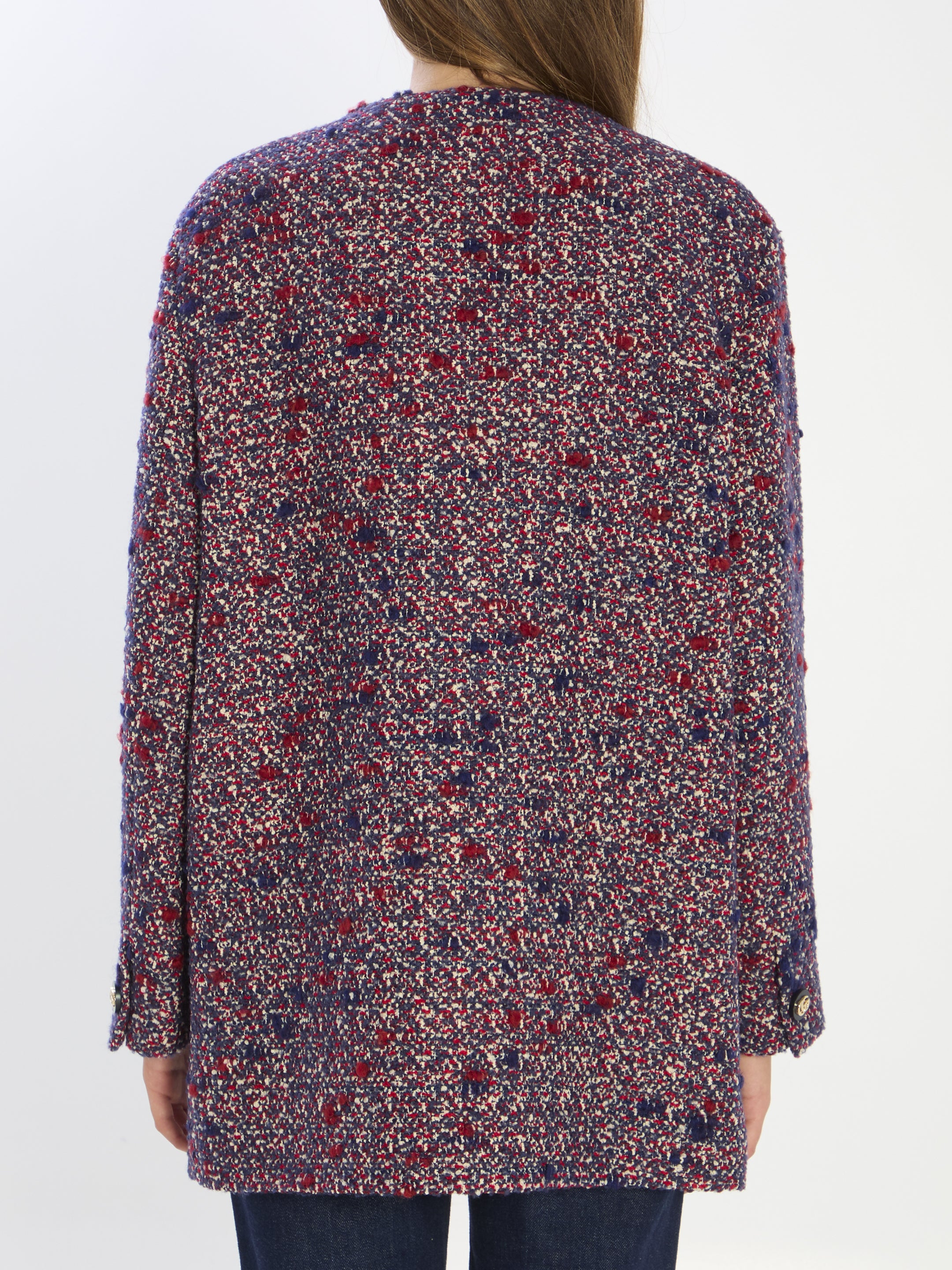 GUCCI Elegant Bouclé Wool Jacket for Women