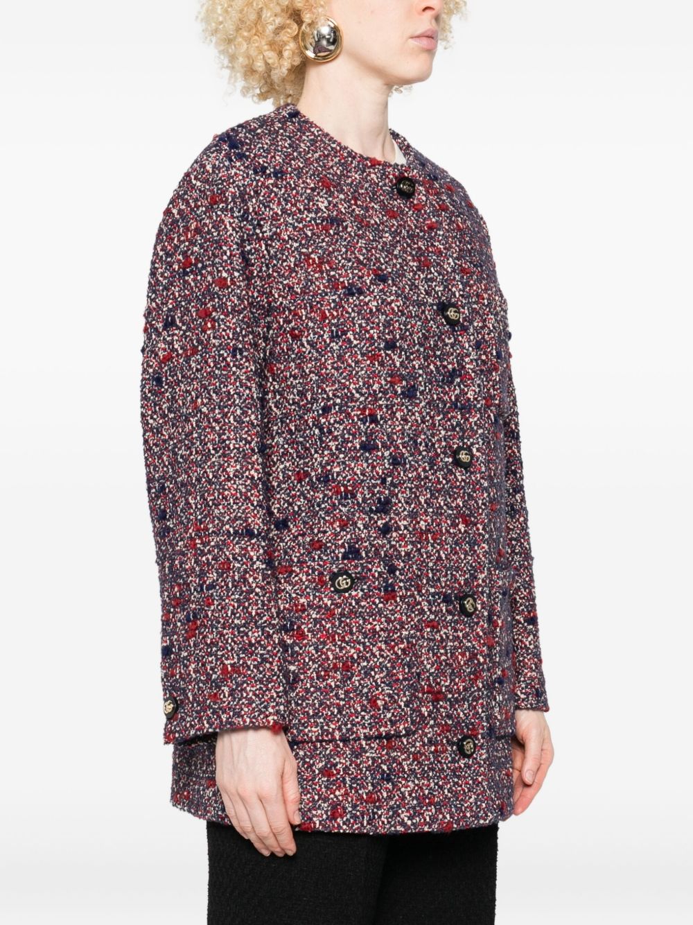 GUCCI Elegant Bouclé Wool Jacket for Women