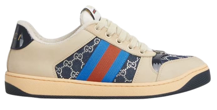 GUCCI Women's Screener Sneakers with Crystals
