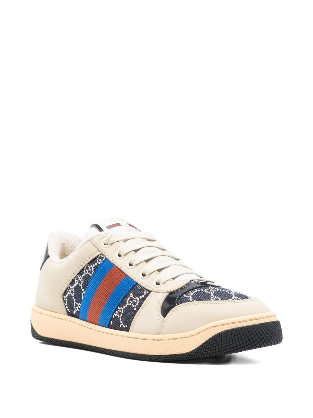 GUCCI Women's Screener Sneakers with Crystals