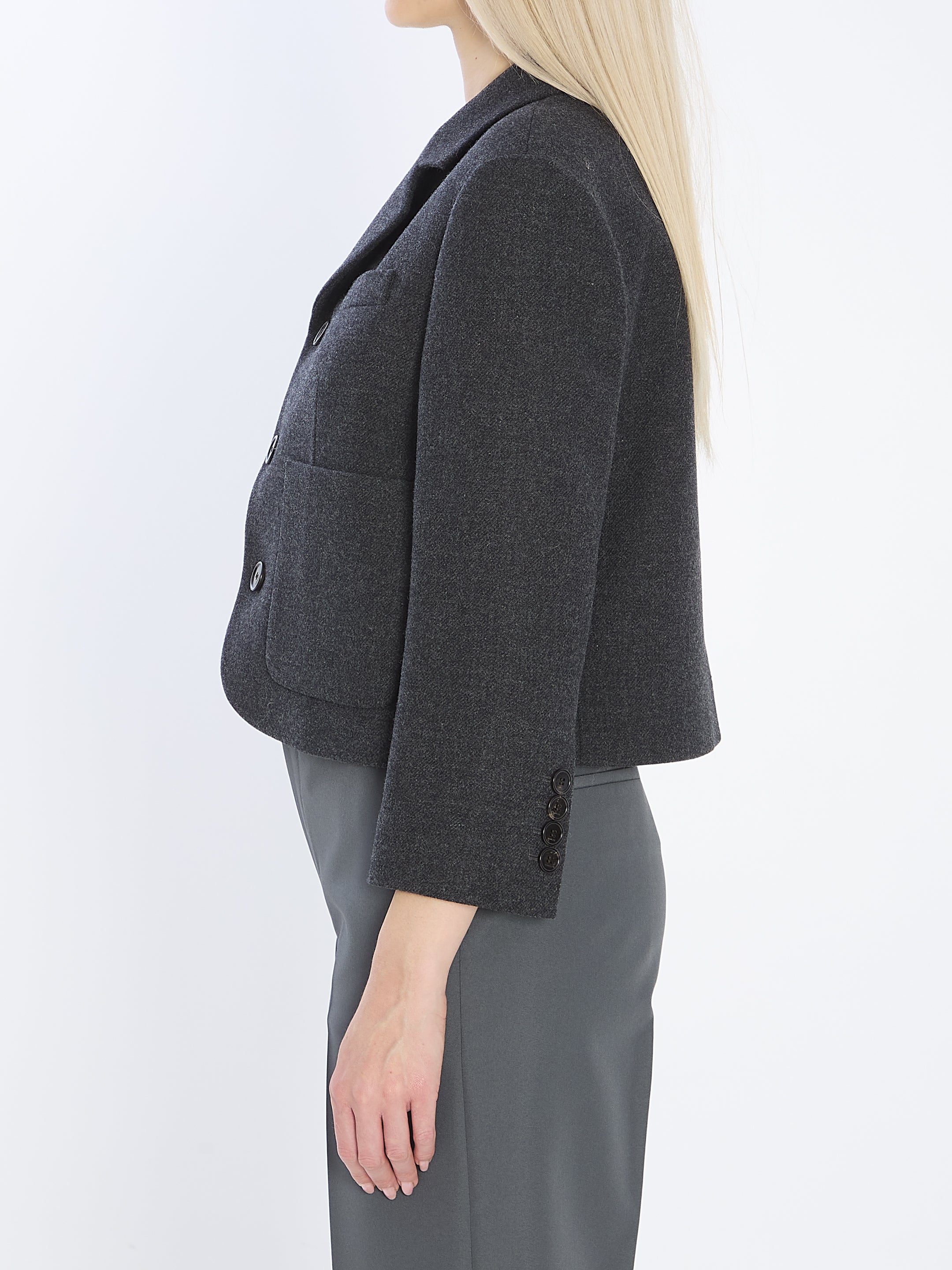 GUCCI Mini Wool Jacket - Classic Elegance in Women's Outerwear