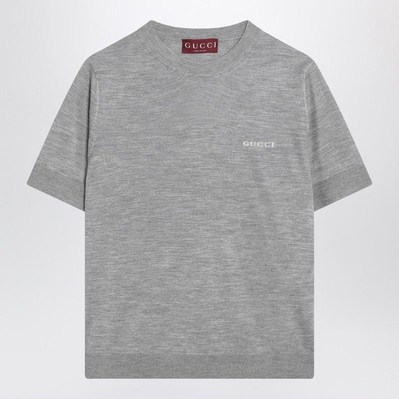 GUCCI Cashmere and Silk Round-Neck Sweater for Women