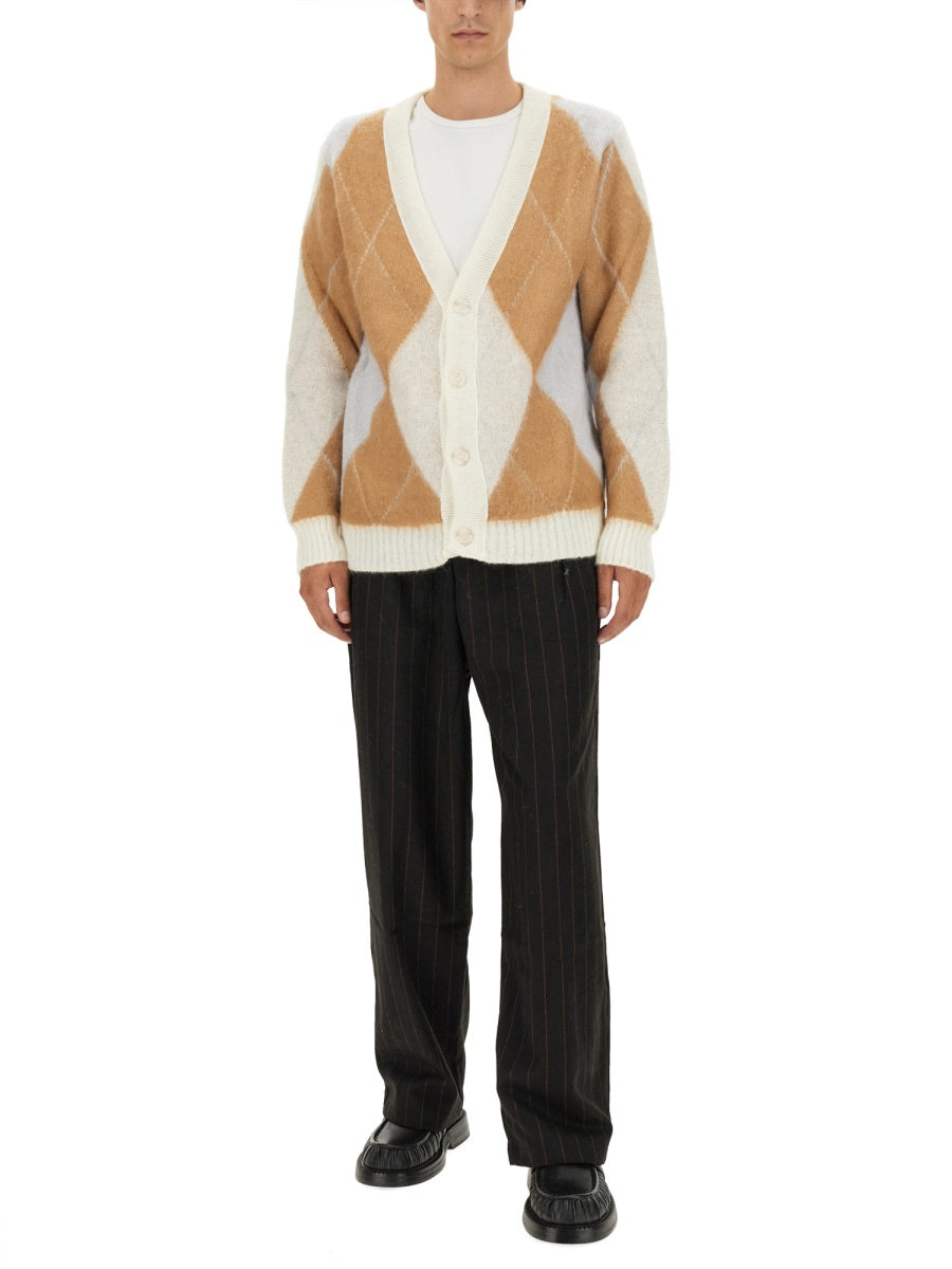 FAMILY FIRST Men's Regular Fit V-Neck Cardigan - Size L