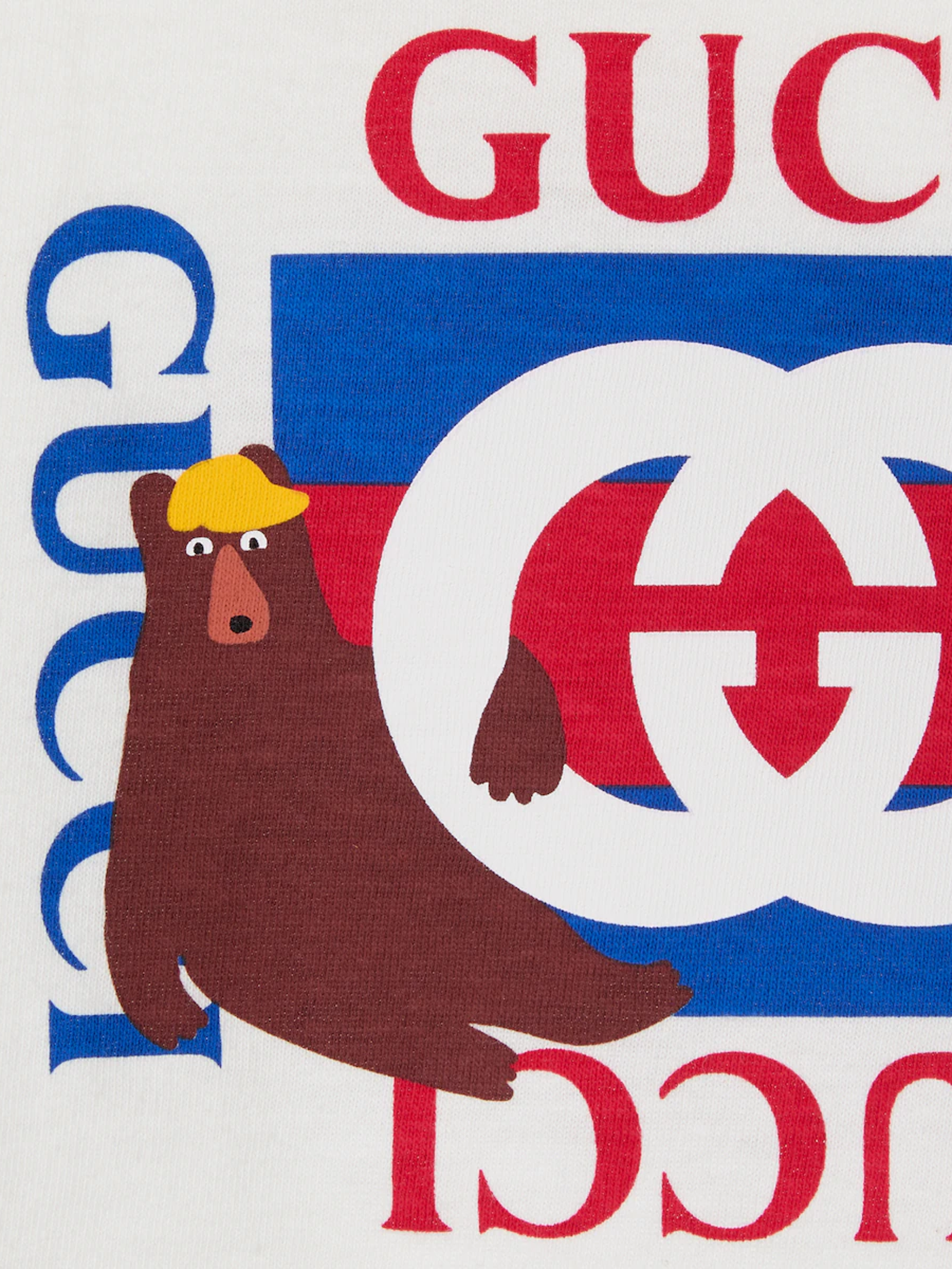 GUCCI KIDS Mini Cotton T-Shirt with Print for Boys