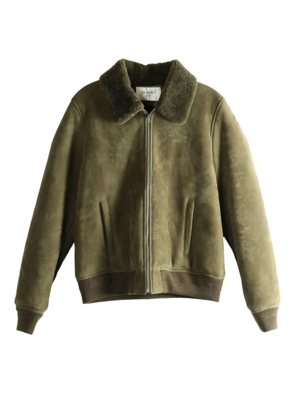 SAINT LAURENT Men's Shearling Blouson Jacket