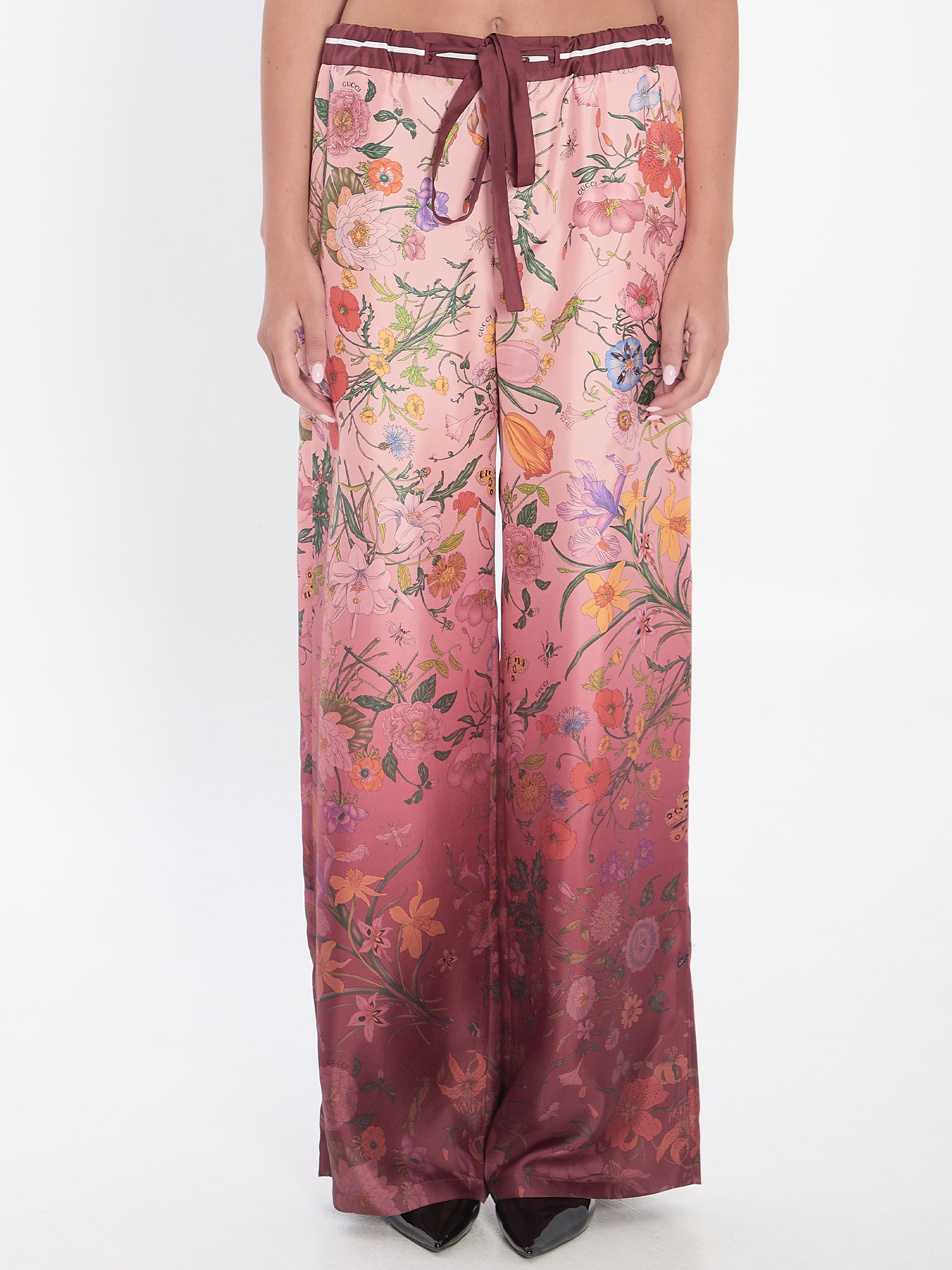 GUCCI Floral Printed Twill Pyjama Pant for Women