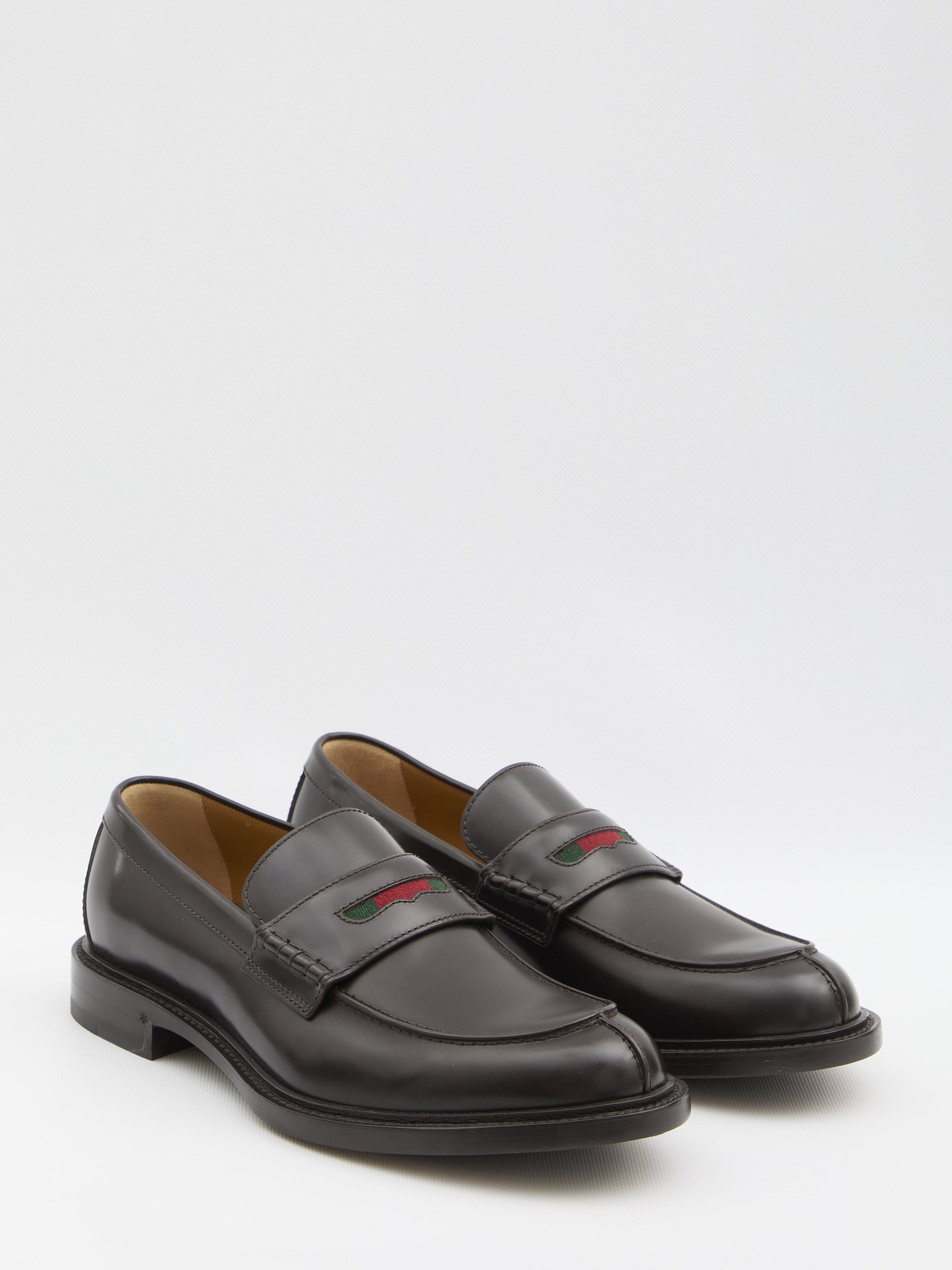 GUCCI Leather Loafers for Men - FW25 Collection