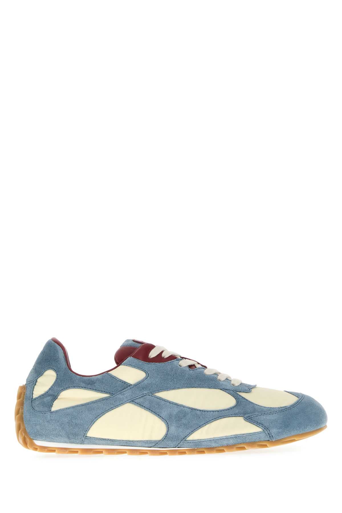 BOTTEGA VENETA Multicolor Suede and Fabric Orbit Women's Sneaker