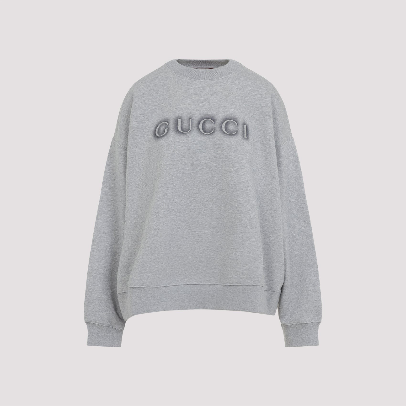 GUCCI Logo Detail Cotton Sweatshirt for Women
