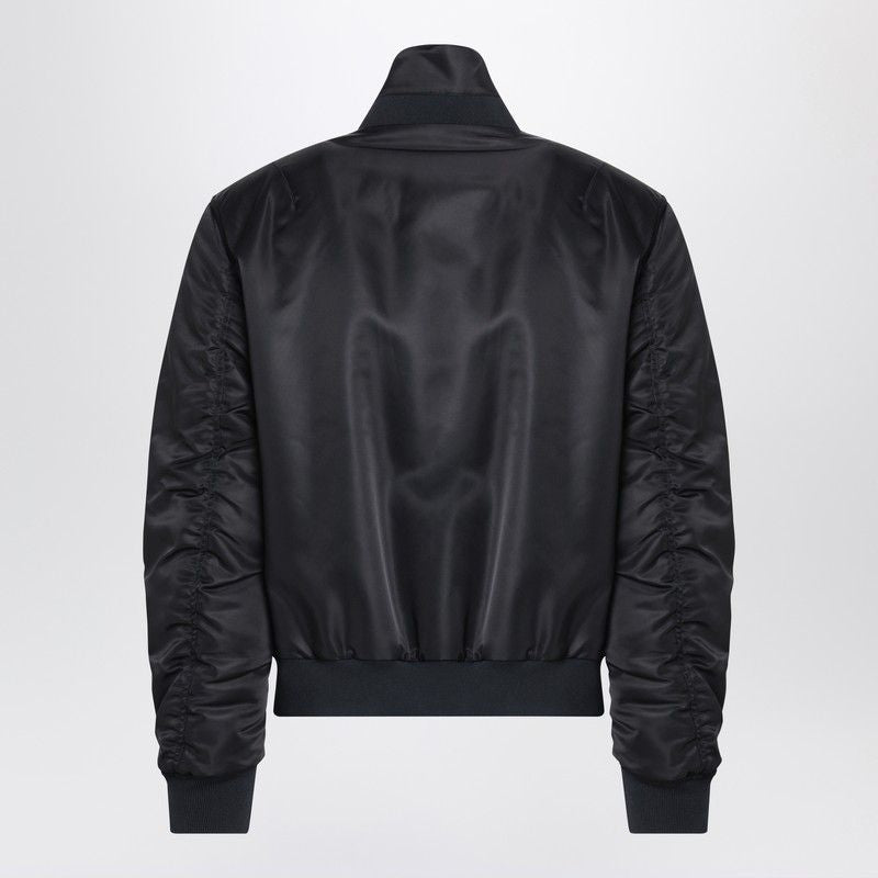ALEXANDER MCQUEEN Men's Nylon Zip Bomber Jacket
