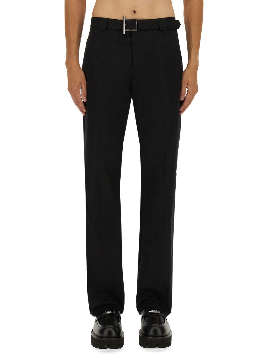 ALEXANDER MCQUEEN Cotton Mix Trousers for Men - FW25 Collection