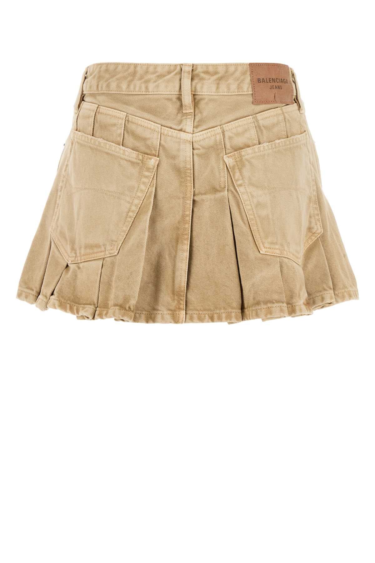 BALENCIAGA Women's Pleated Mini Skirt