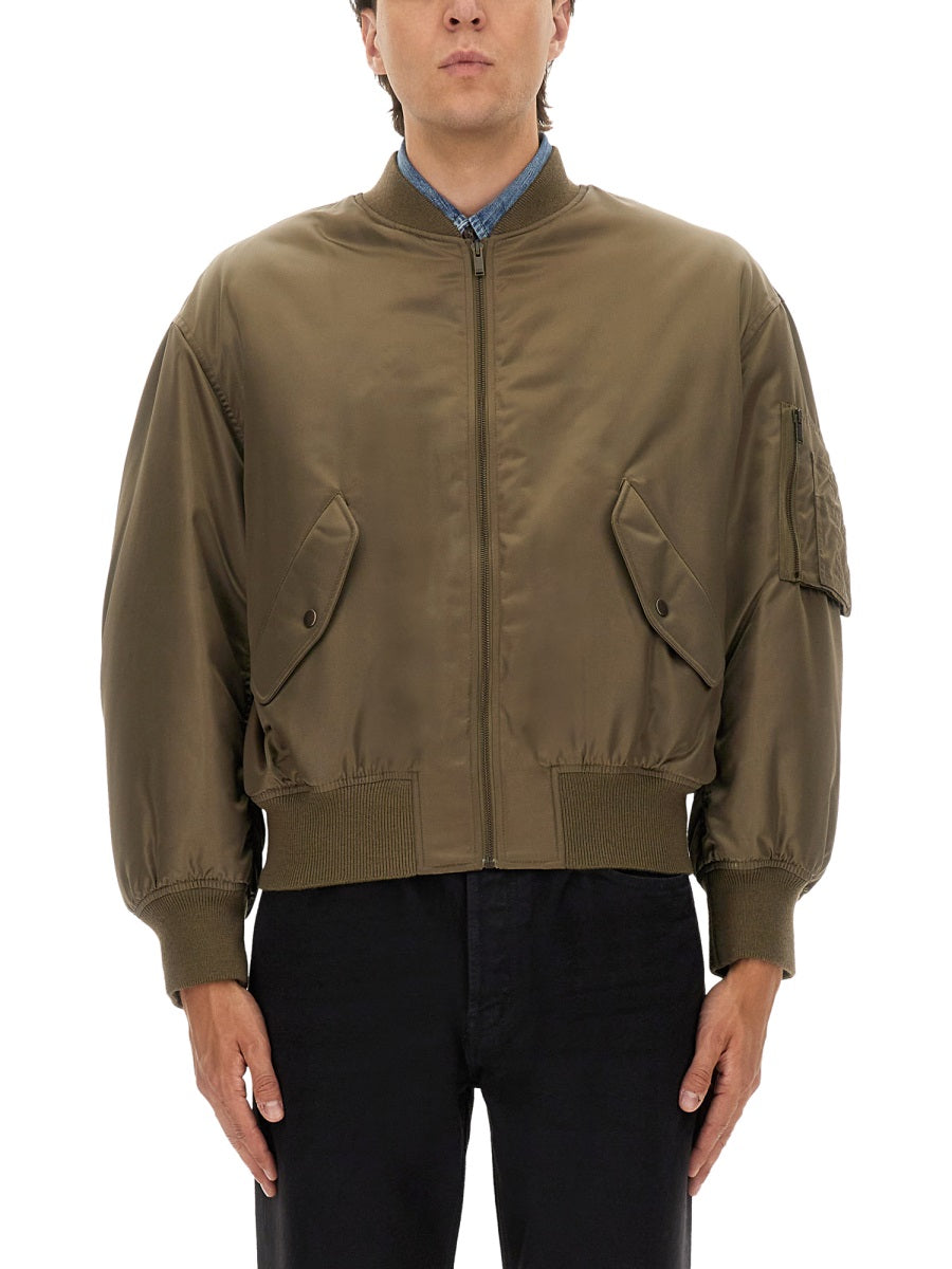 SAINT LAURENT Waterrepellent Bomber Jacket - Size 48