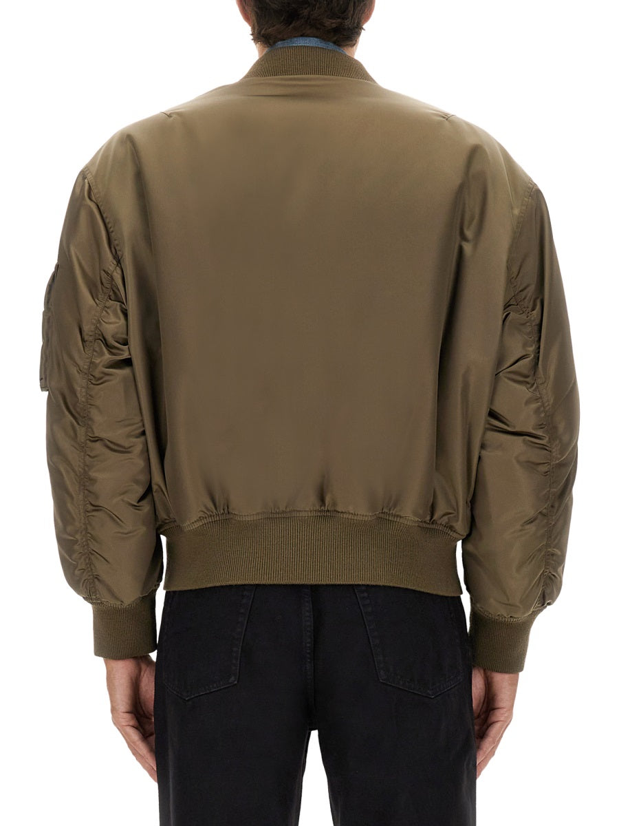 SAINT LAURENT Waterrepellent Bomber Jacket - Size 48
