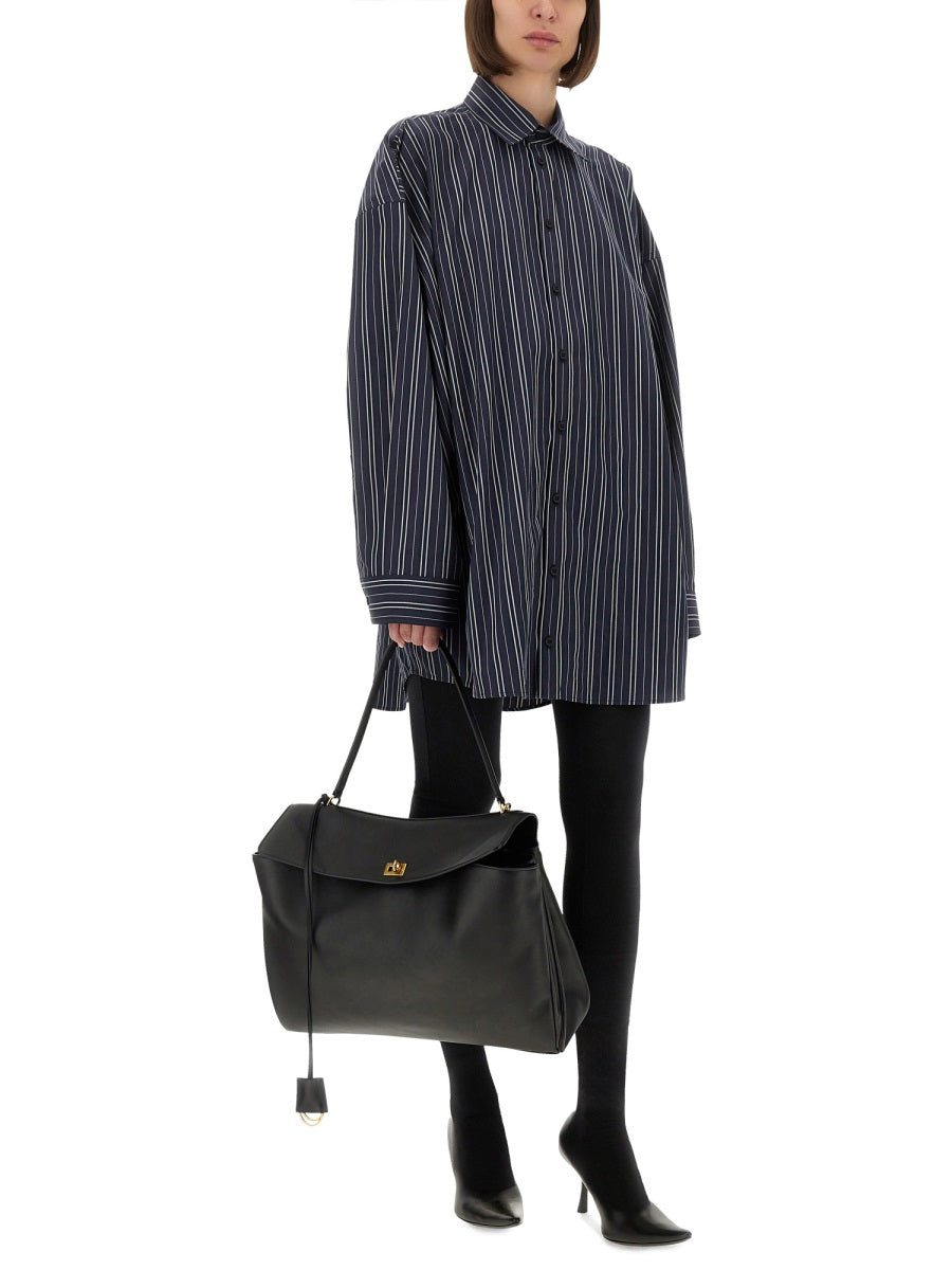 BALENCIAGA Unisex Oversize Shirt - Perfect for FW25