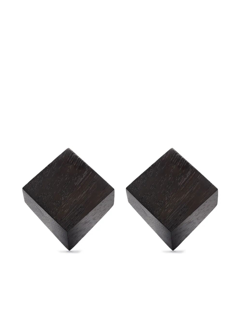 MONIES Mini Wooden Statement Earrings