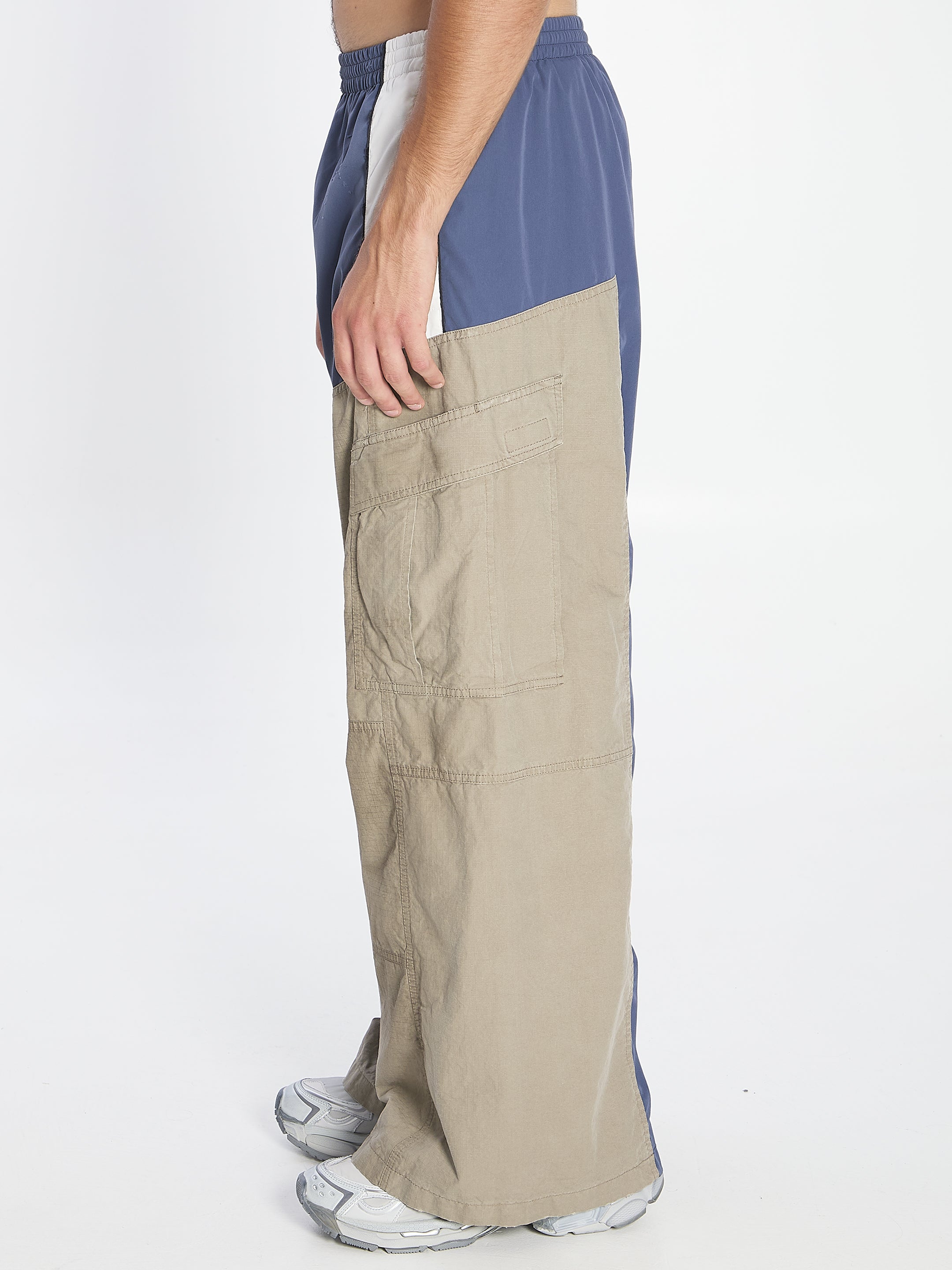 BALENCIAGA Men's Cargo Track Pants - Loose Fit