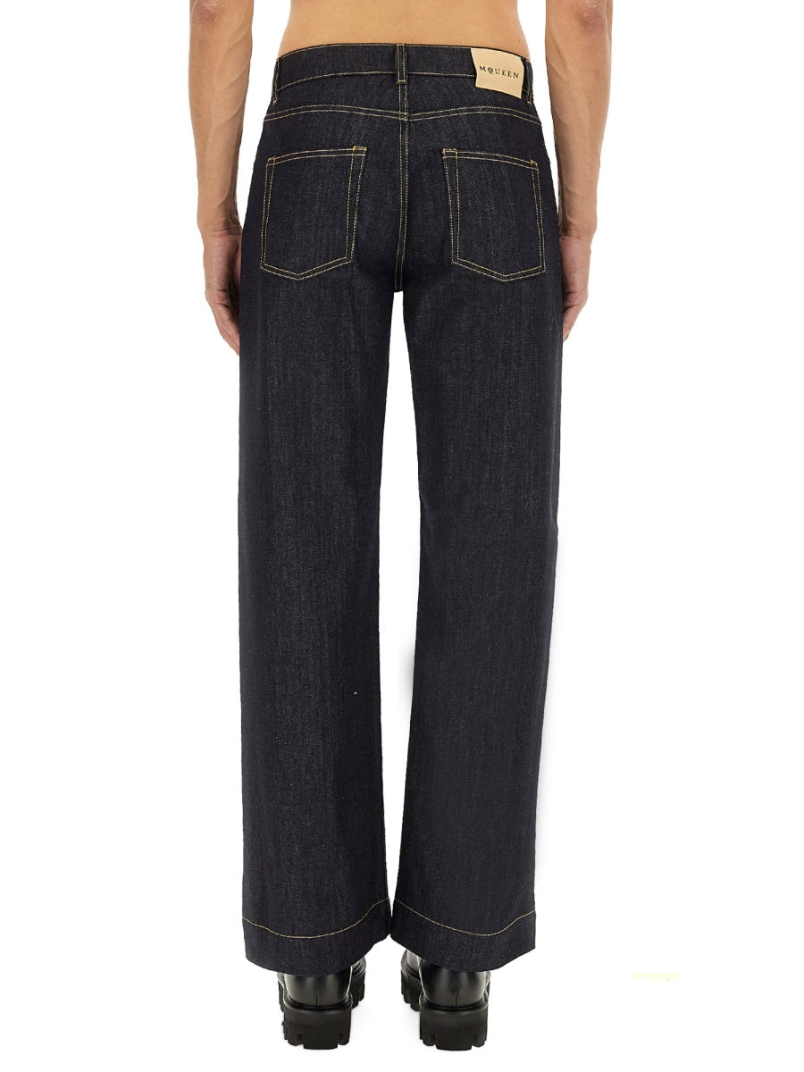 ALEXANDER MCQUEEN Cotton Denim Jeans for Men