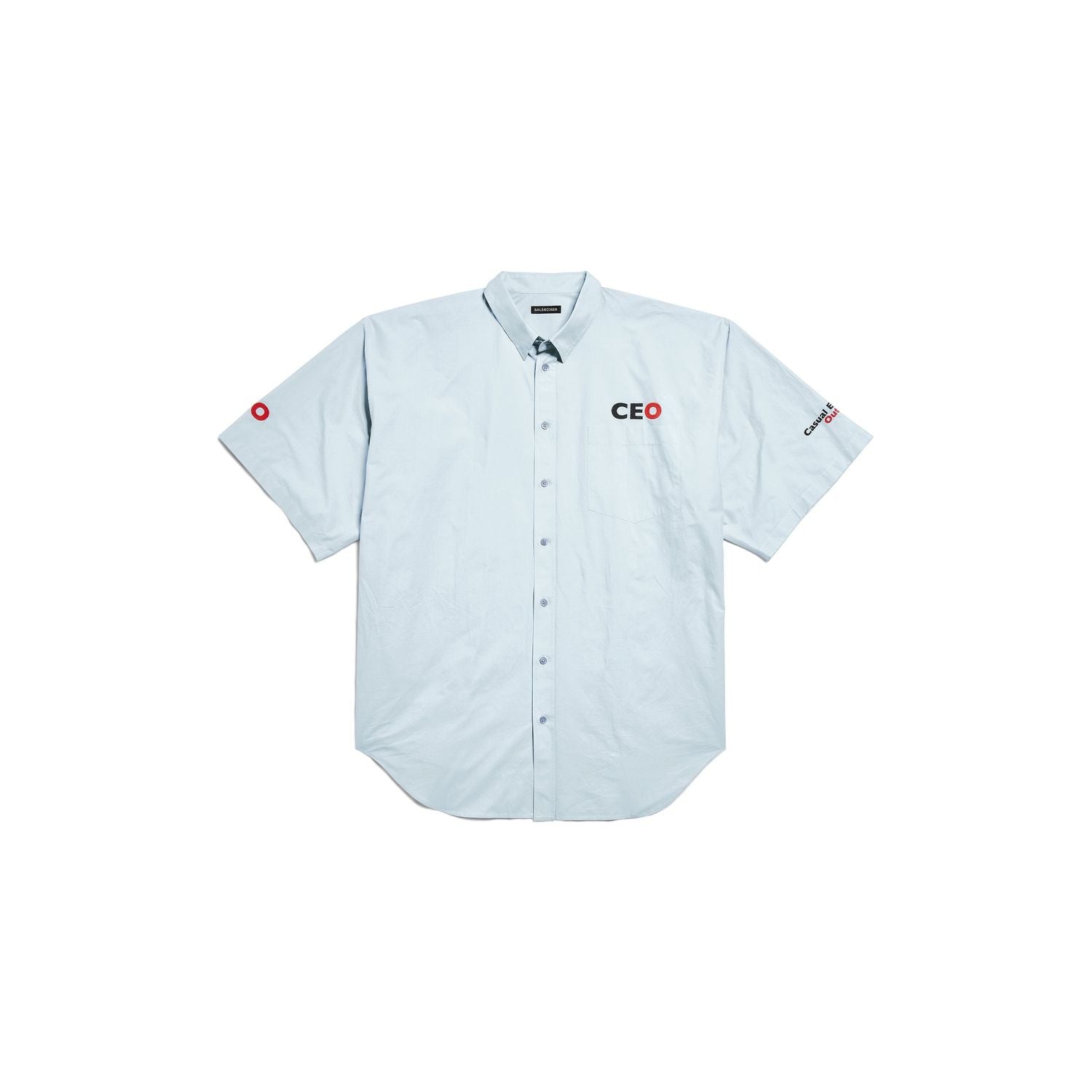 BALENCIAGA Oversized Short Sleeve Shirt - Men