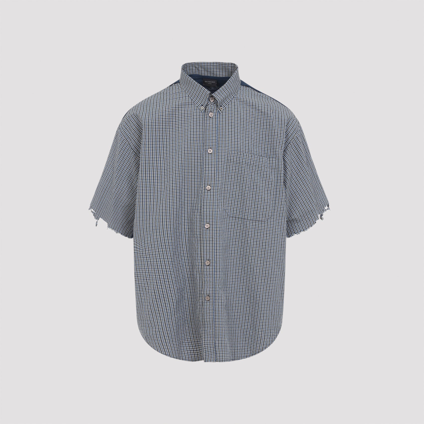 BALENCIAGA Hybrid Shirt for Men in Lightweight Fabric