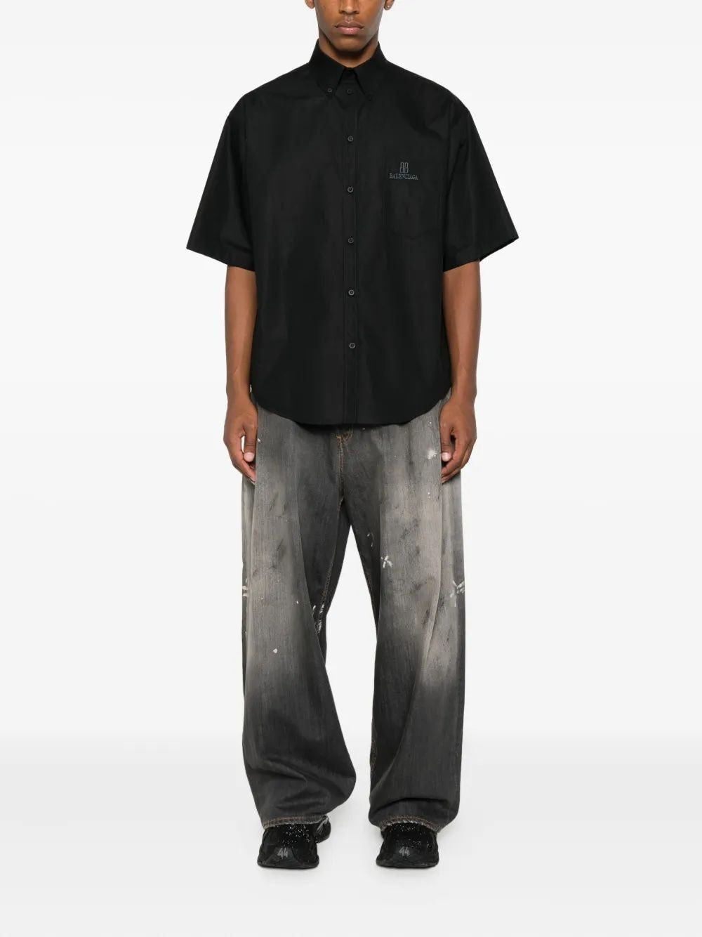 BALENCIAGA Large Fit Button-Up Shirt