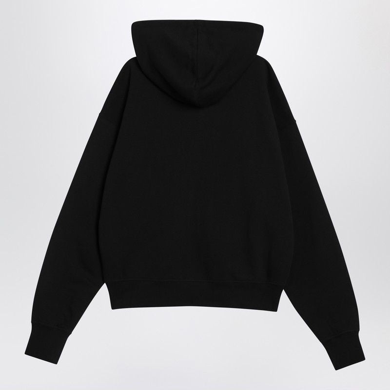 ALEXANDER MCQUEEN Men's Cotton Hoodie with Drawstring and Zip Closure