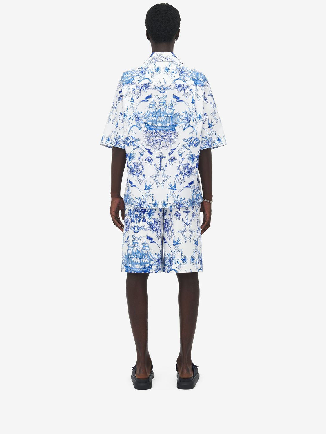 ALEXANDER MCQUEEN Boxy Hawaiian Shirt for Men - FW25 Collection