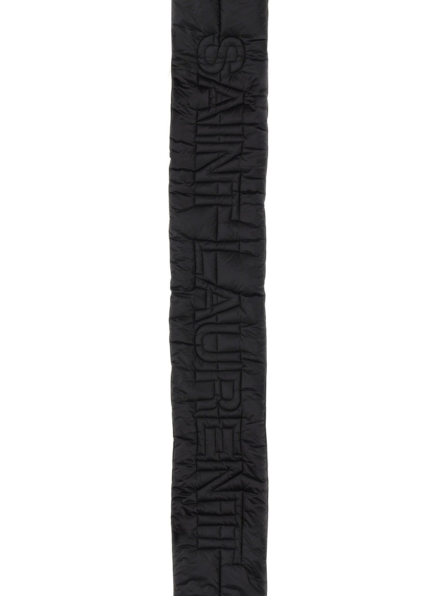 SAINT LAURENT Logo Scarf
