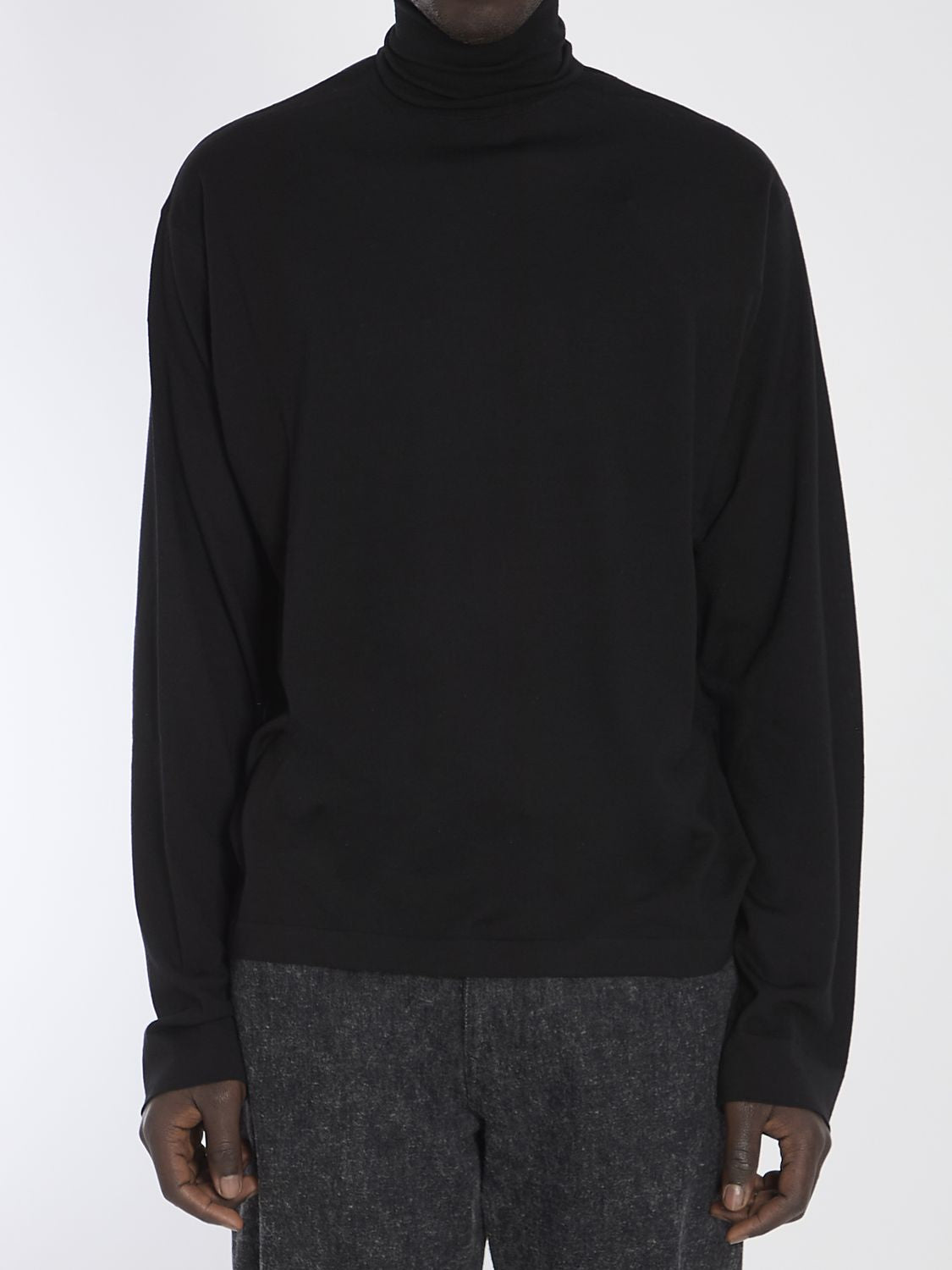 THE ROW High-Neck Regular Fit Sweater