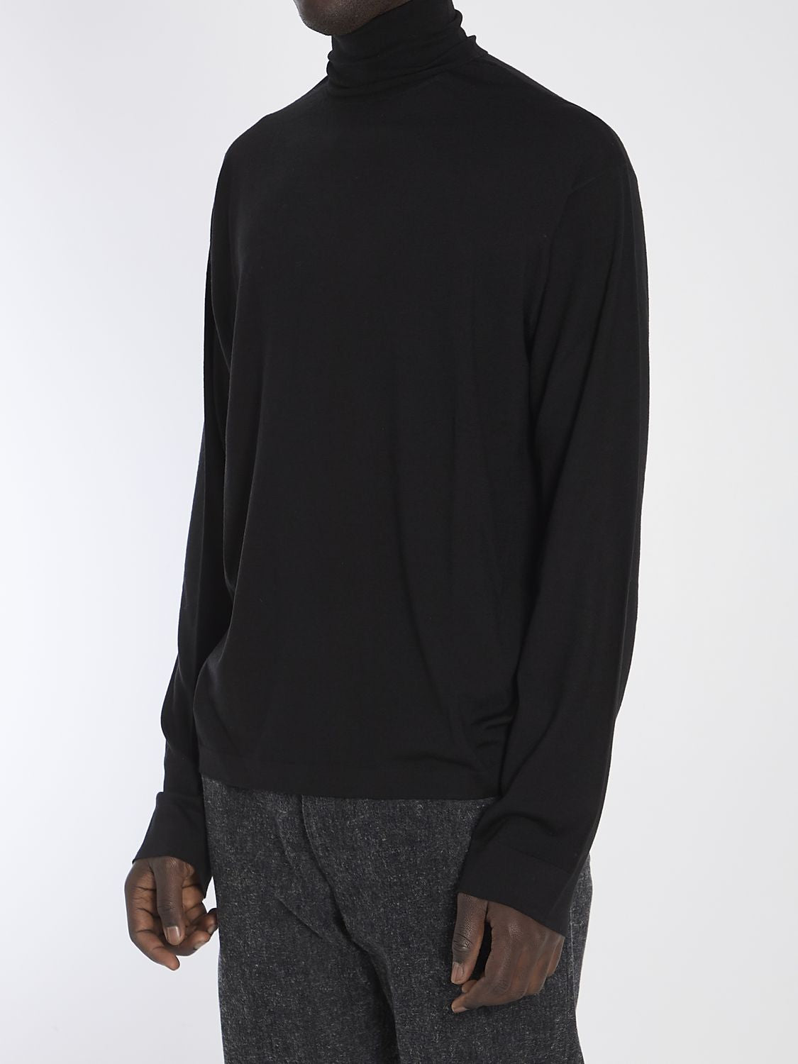 THE ROW High-Neck Regular Fit Sweater