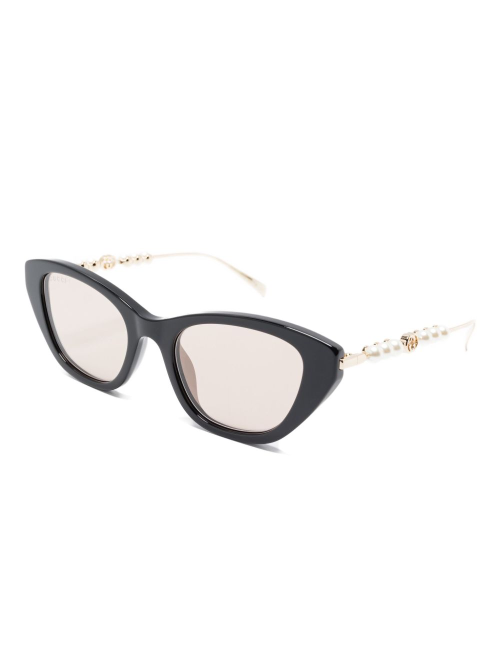 GUCCI Cat-Eye Sunglasses with Pearl Embellishments