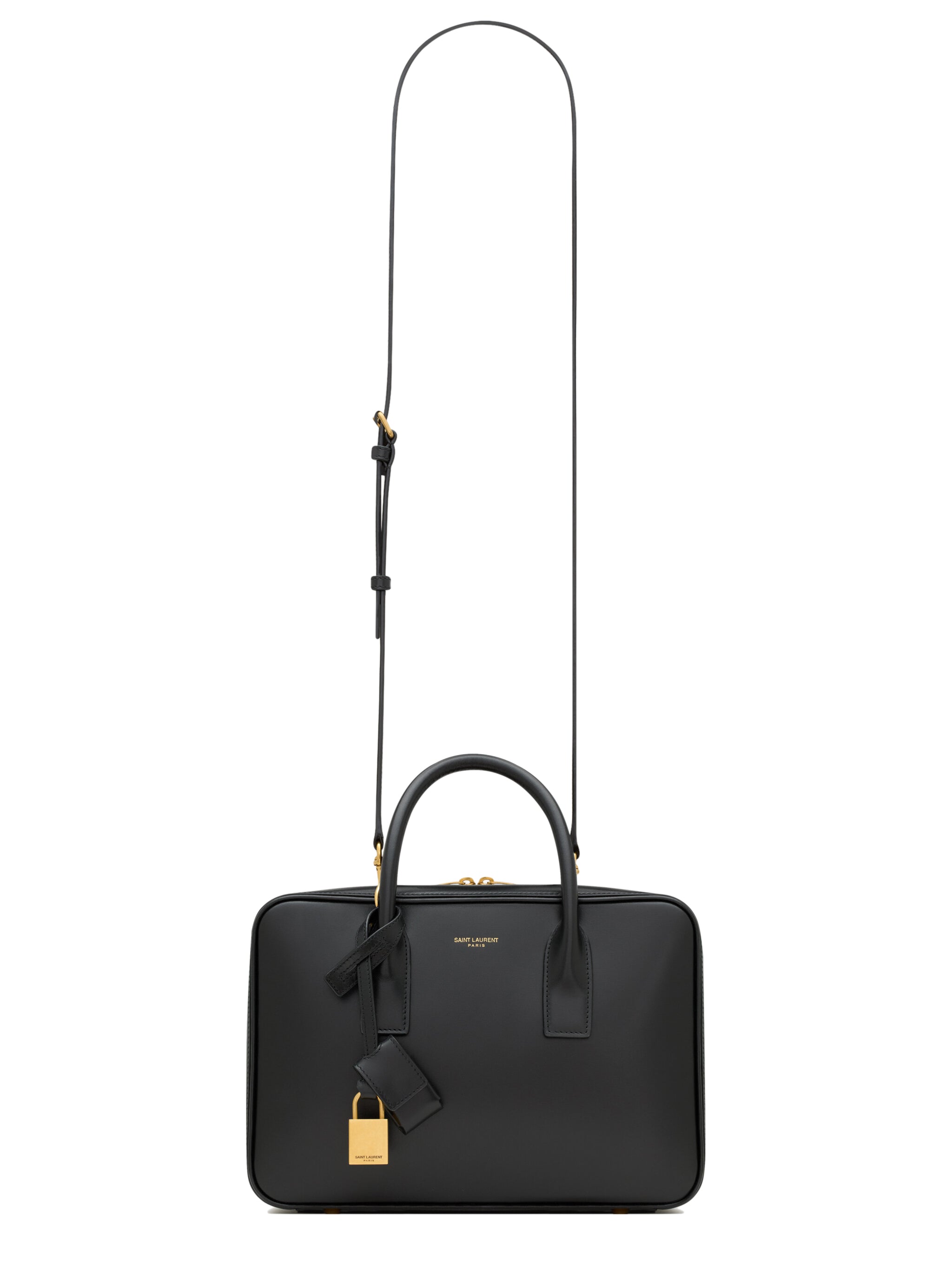 SAINT LAURENT Mini Leather Sac de Jour Handbag