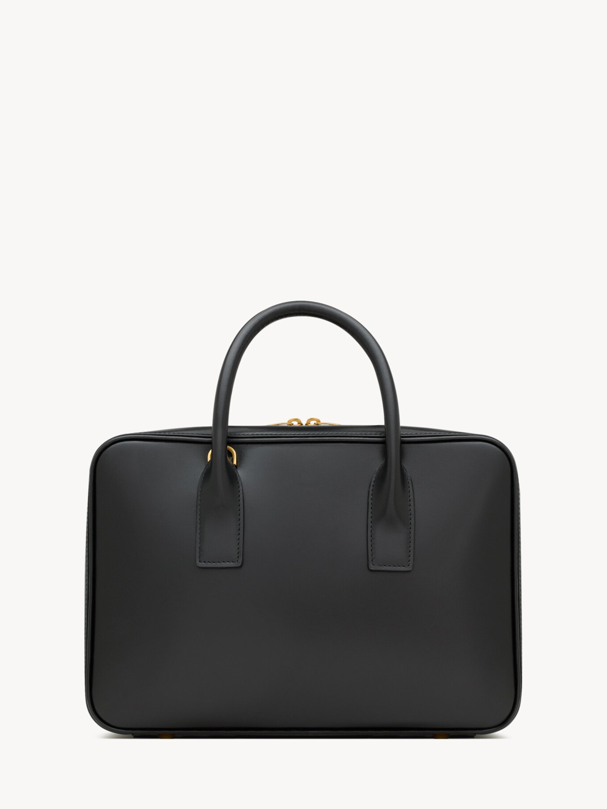 SAINT LAURENT Mini Leather Sac de Jour Handbag
