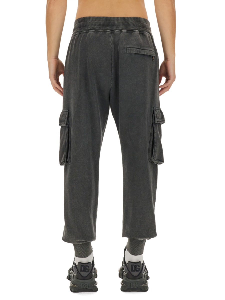 DOLCE & GABBANA Stylish Jogging Pants Size 50 for Men