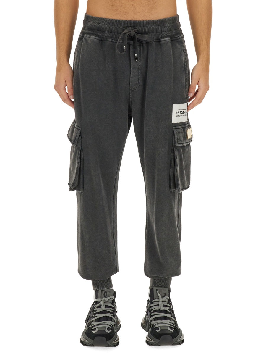 DOLCE & GABBANA Stylish Jogging Pants Size 50 for Men